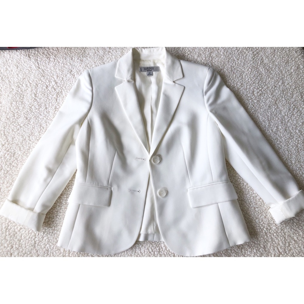Kasper Business Blazer Off White 4 Petite